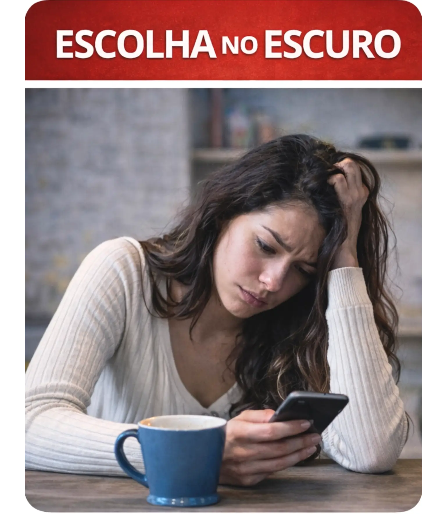 mulher desolada